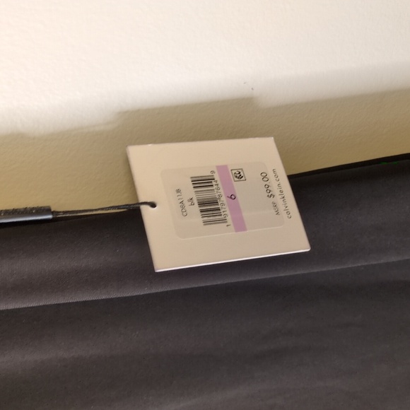 NWT Calvin Klein Women Size 6 Black Stretch Cold Shoulder CD8A11JB - Picture 4 of 5